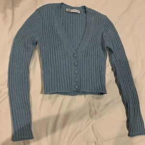 Zara button up sweater